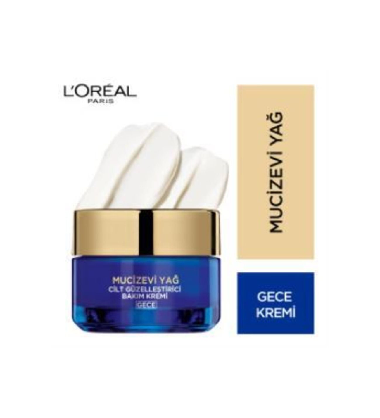 LOREAL MUCİZEVİ YAĞ CİLT GÜZELLEŞTİRİCİ GECE BAKIM KREMİ