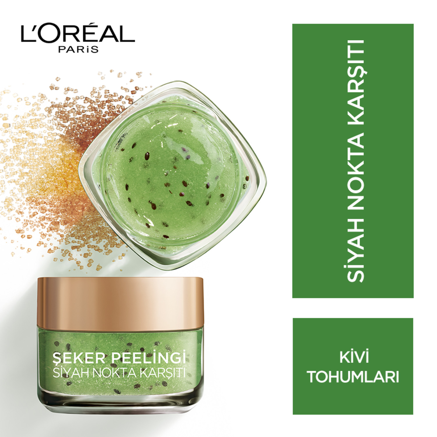 LOREAL ŞEKER PEELİNGİ SİYAH NOKTA KARŞITI