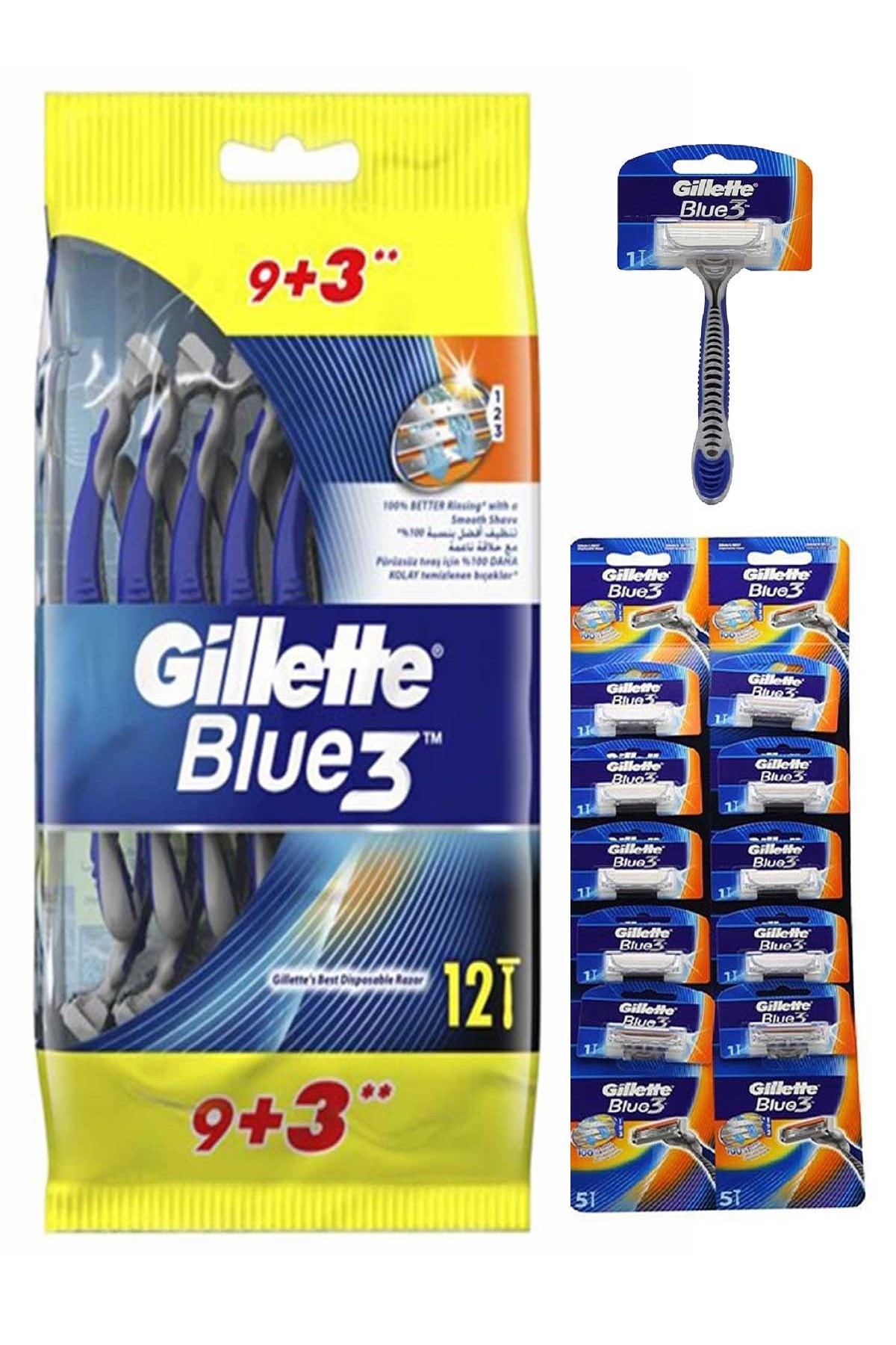 GILLETTE BLUE3 KULLAN AT TRAŞ BIÇAĞI