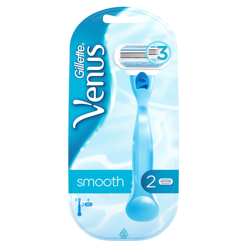 GILLETTE VENUS MAKİNA + 2'Lİ YEDEK TRAŞ BIÇAĞI