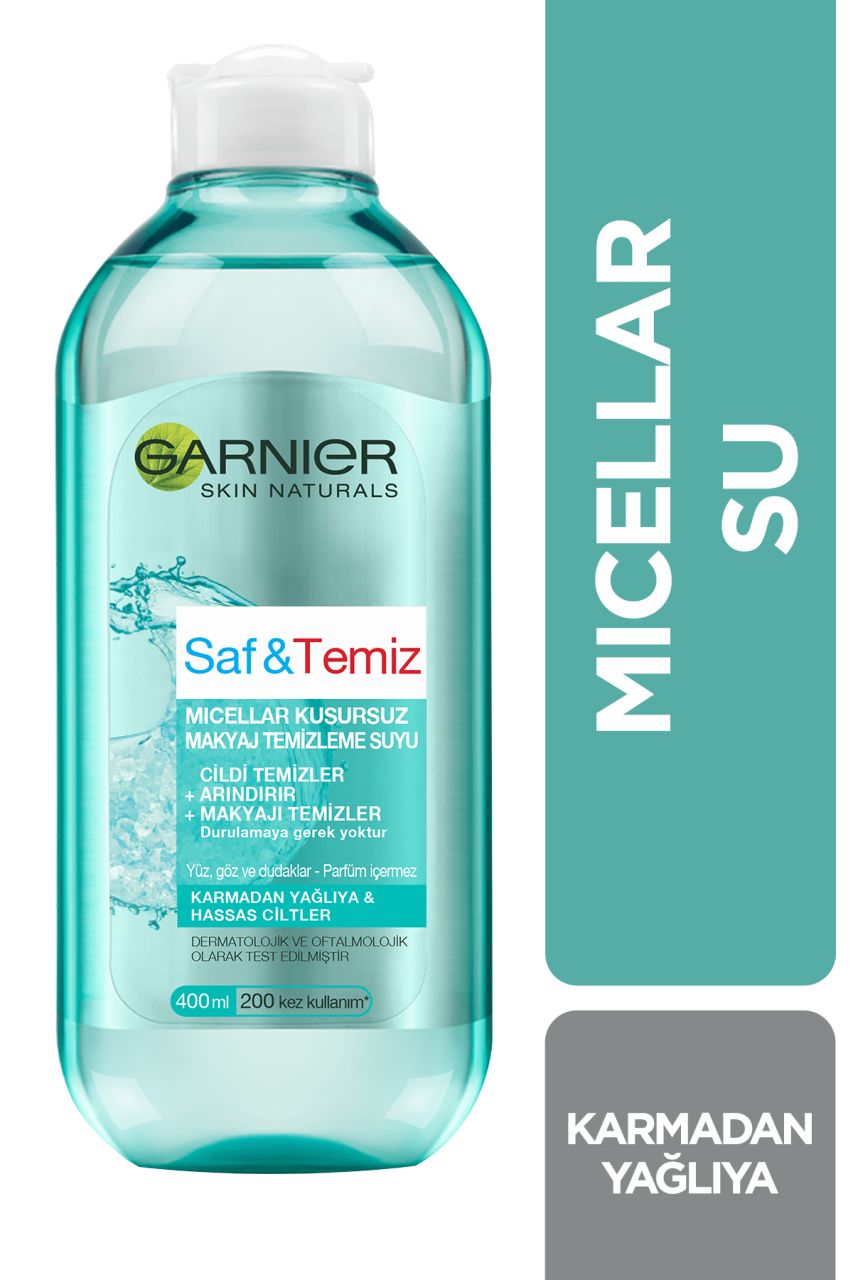 GARNİER SAF & TEMİZ MAKYAJ TEMİZLEME SUYU