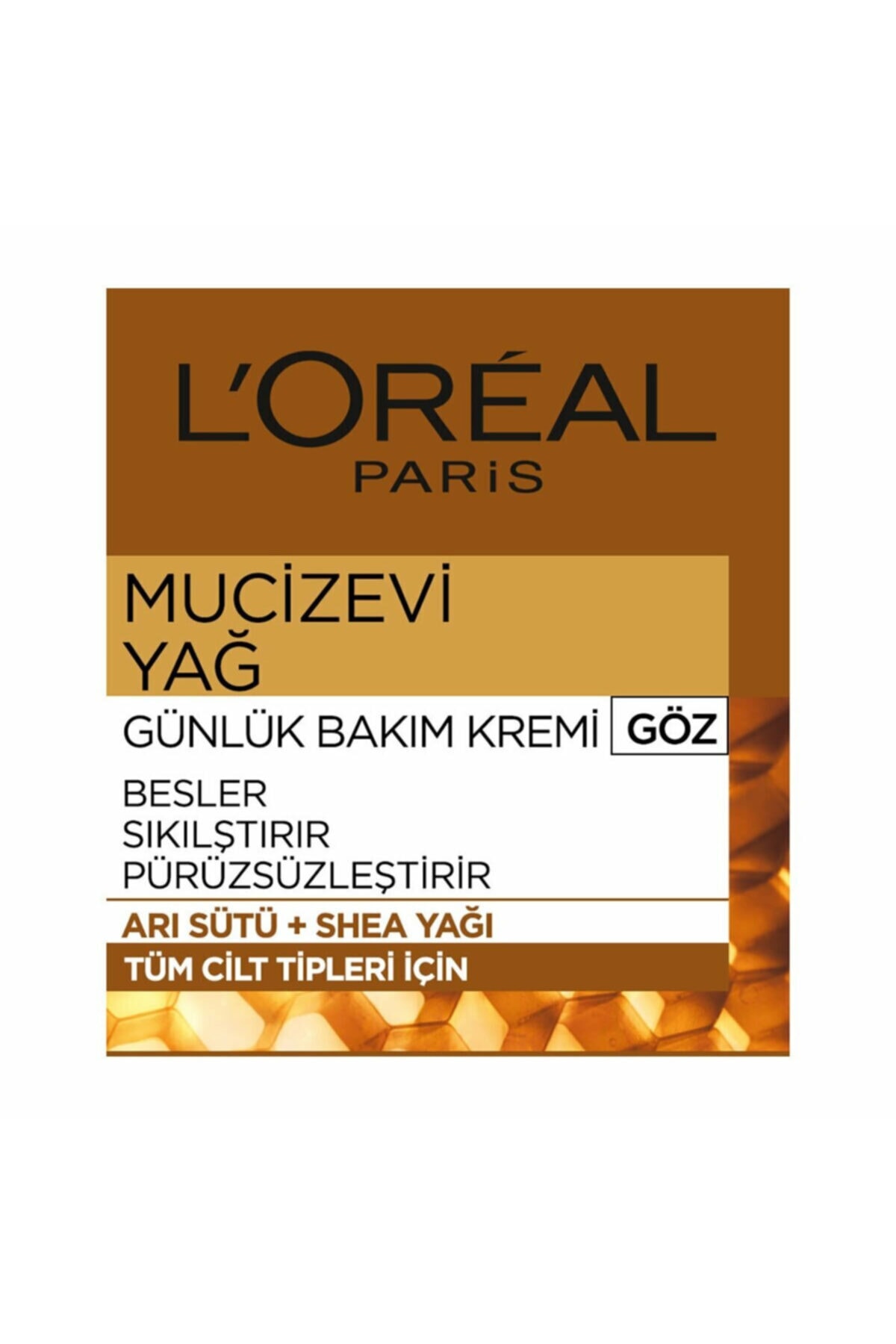 LOREAL MUCİZEVİ YAĞ GÜNLÜK BAKIM KREMİ GÖZ
