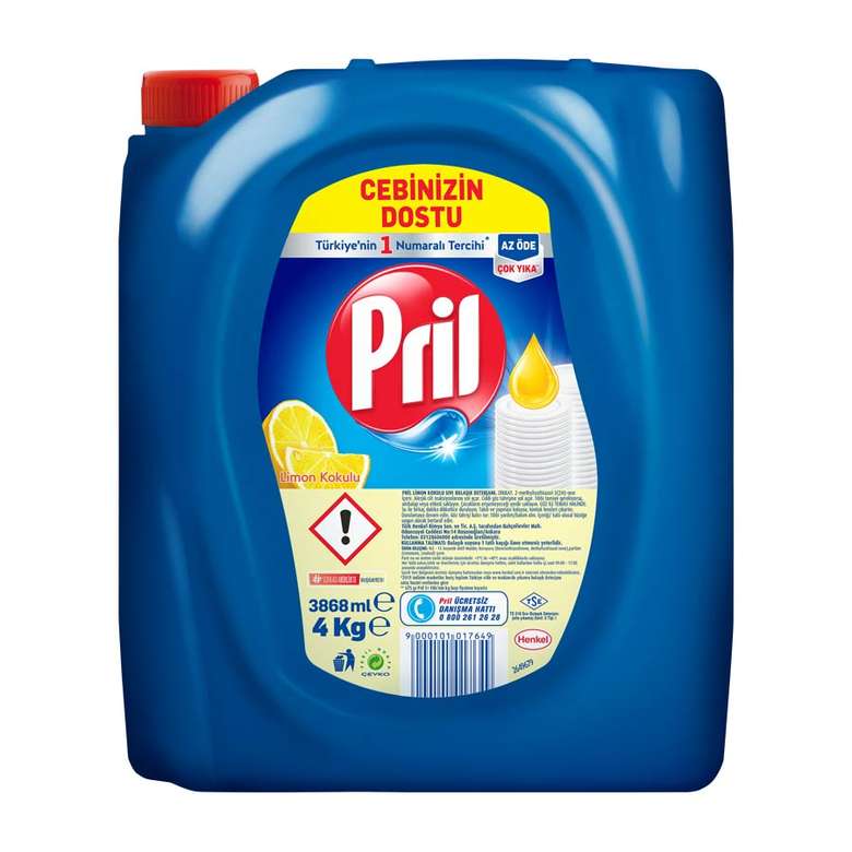 PRİL BULAŞIK DETERJANI 4 LT